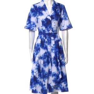 Jason Wu Collection Tie-Dye Print Midi Dress - Size 6